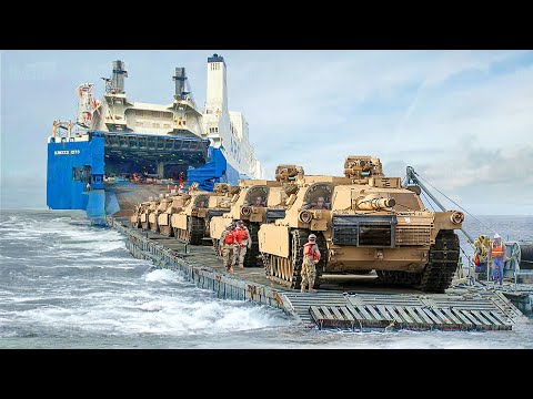 Inside US Crazy Logistics to Transport Tons of Tanks By Sea