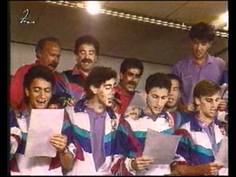 Hino dos campeões mundiais de juniores de 1991.