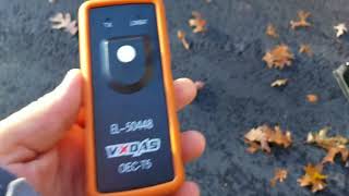 Cadillac XTS TPMS light reset tool