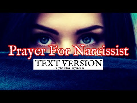 Prayer For Narcissist (Text Version - No Sound) Video