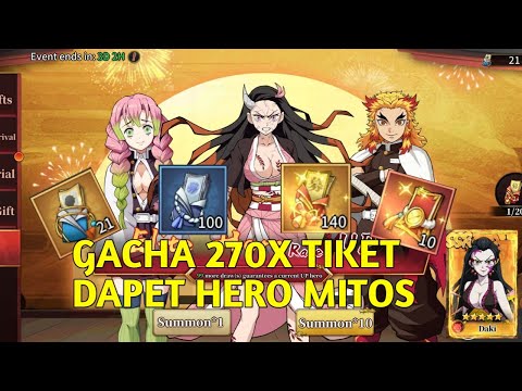 GACHA SEMUA TIKET DEMI NEZUKO TIER GOD - Blade of Pillar