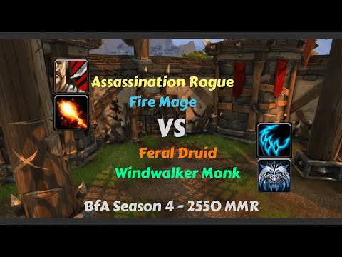 Assassination Rogue PvP 8.3 - Skirmish-like game at 2550 MMR