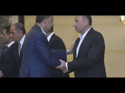 محمود طاهر يودع ابنه بعد رحيله عقب اصابته بازمة قلبية.. والخطيب يواسيه