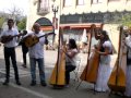 El huateque, son jarocho interpretado por estudiantes de OCCTAC en el evento "La mujer en el arte"