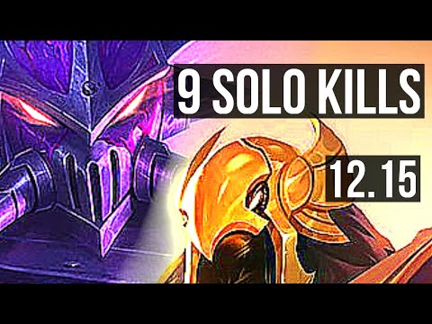 KASSADIN vs AZIR (MID) | 71% winrate, 9 solo kills, Legendary, 19/4/7 | NA Diamond | 12.15