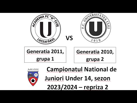 Juniori U14 - Academia de Fotbal U CLUJ - Luceafarul vs FC Universitatea Cluj 3 - 1, repriza 2