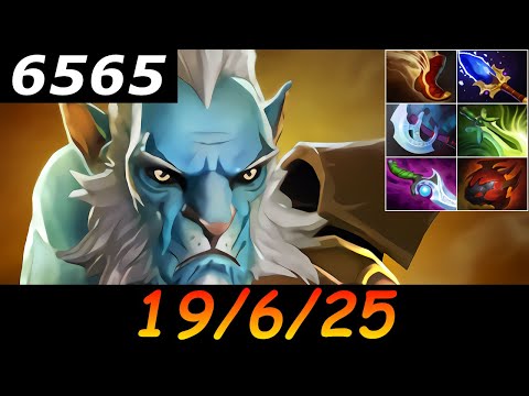 Dota 2 Phantom Lancer 6565 MMR 19/6/25 (Kills/Deaths/Assists) Ranked Full Gameplay