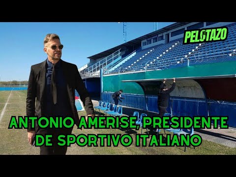 Sportivo Italiano, un club modelo del Ascenso: nos visitó su Presidente, Antonio Amerise | Pelotazo
