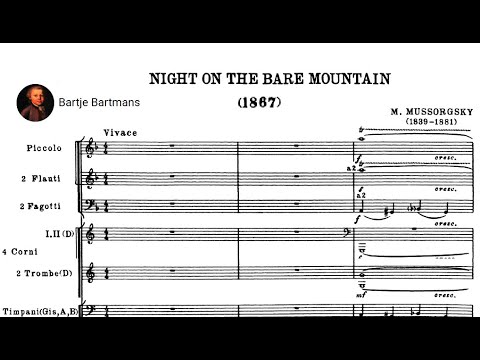 Modest Mussorgsky - Night on Bald Mountain (Original 1867 version)