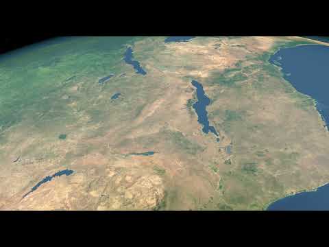 Lake Malawi from above
