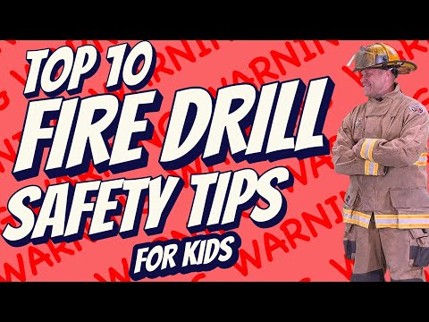 Top 10 Fire Drill Safety Tips for Kids | Learn Fire Safety Rules for Home & School with Tommy Flames