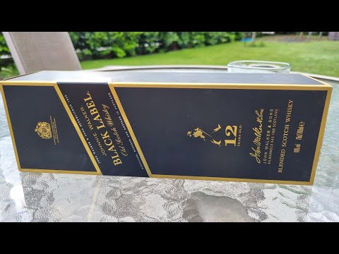 Johnnie Walker Black Label 12 Years 0,7 l 40% Unboxing 2025