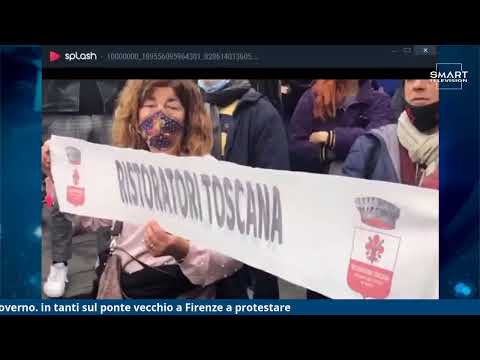 Protesta dei ristoratori e altre categorie a firenze
