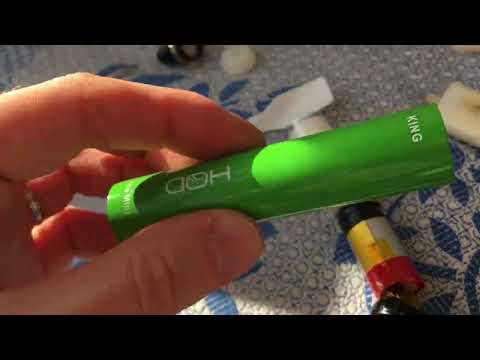 Как разобрать одноразовую электронную сигарету 🚬 Пошаговая инструкция 👇 Будьте осторожны ⚠️