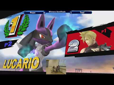 UCSB SRB1 - Peon (Cloud/Captain Falcon) vs Tayl (Lucario)