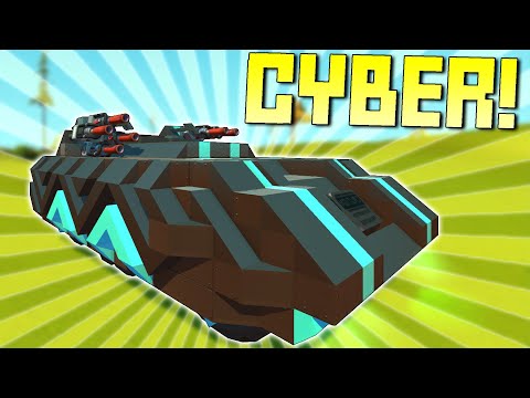 We Searched for "Cyber" on the Workshop to Prepare for the Future! - Scrap Mechanic Workshop Hunters
