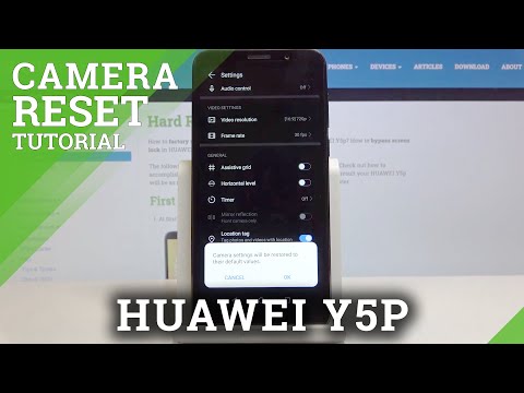 How to Reset Camera Settings in HUAWEI Y5P – Camera Reset