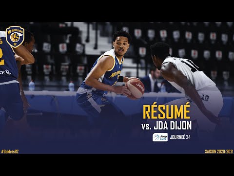 Résumé - Jeep Elite J24 Metropolitans 92 vs. JDA Dijon - Saison 2020-2021