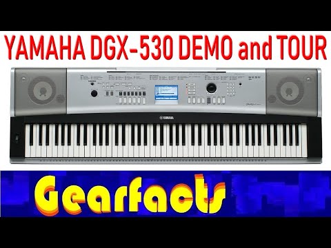 Yamaha Portable Grand DGX-530 2010s - Silver Bild 6