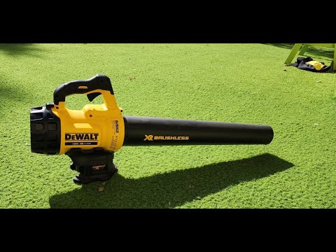 Аккумуляторная воздуходувка DeWALT DCM562P1 - мощный инструмент для уборки Аккумуляторная воздуходувка DeWALT DCM562P1 - мощный инструмент для уборки