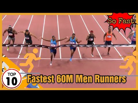 Top 10 Fastest 60m Men Runners🏃🏃🏃!!!