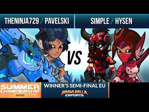 TheNinja729 & Pavelski vs Simple & Hysen - Winners Semi-Final - Summer Championship 2021 - EU 2v2