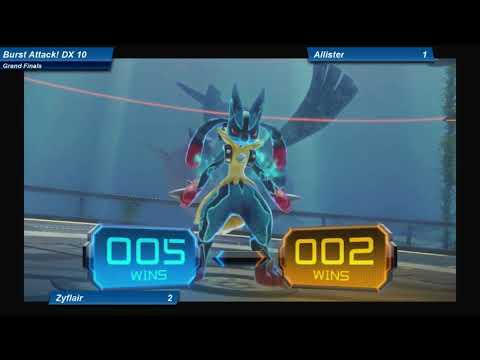 Burst Attack! DX 10: Grand Finals - Zyflair (Lucario) VS STDX | Allister (Aegislash/Mewtwo)