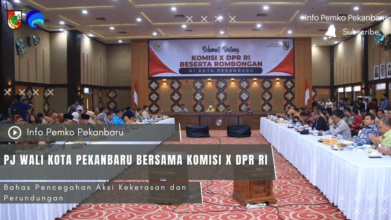 Pj Wali Kota Pekanbaru Bersama Komisi X DPR RI Bahas Pencegahan Aksi Kekerasan dan Perundungan