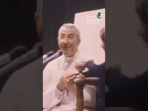 The sweet catechesis of JOHN PAUL I with a child, in his last general audience as #Pope