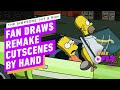 Hero Simpsons Fan Redrawing Hit & Run’s Cutscenes by Hand - IGN Daily Fix