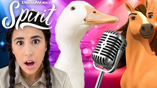 Meeting the Duck Behind the Voice of Spirit! | SPIRIT RIDING FREE