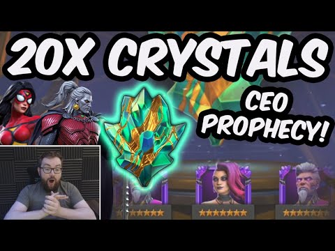20x 7 Star Titan Crystal Opening - CEO PROPHECY FULFILLED?!?!? - Marvel Contest of Champions