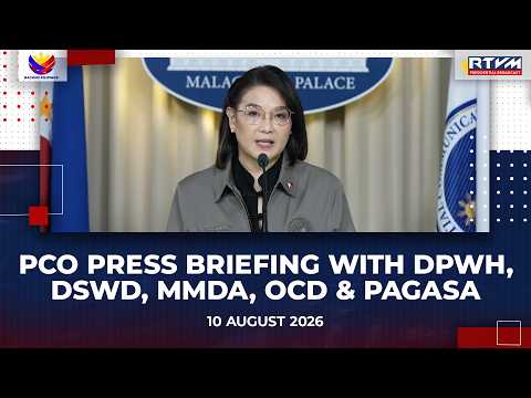 PCO Press Briefing with DPWH, DSWD, MMDA, OCD & PAGASA