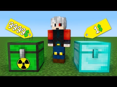 1$ SANDIK VS 9999$ SANDIK - Minecraft