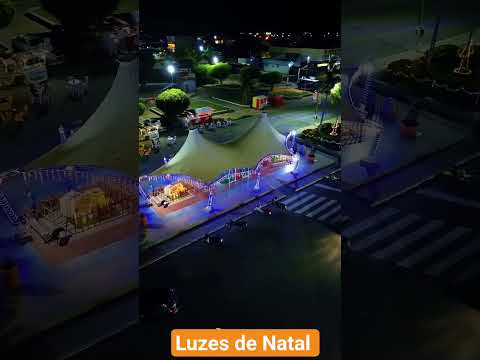 luzes de Natal vista do alto , no melhor lugar do mundo.. Remanso Bahia