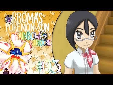 Pokémon Sun "Rainbow" Wedlocke, Part 03 - Love At First Bite!