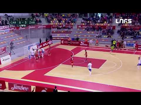 Gol Adri Ortego (5-4) Jimbee Cartagena - Fútbol Emotion Zaragoza. J14, 1Div. LNFS