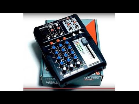 Unboxing da mesa de som Stetsom STM0803 para o som do Uno Xsom