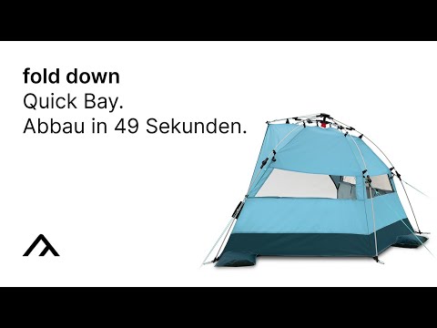 qeedo | Quick Bay. Abbau in 49 Sekunden - Fold Down