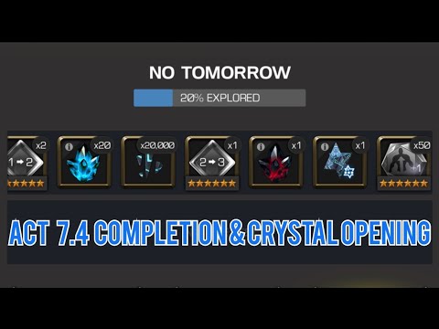 Act 7.4 COMPLETION & CRYSTAL OPENING👀 #MCOC