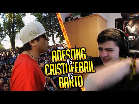 ¡SE PARA 5 VECES LA BATALLA! | CRISTOFEBRIL vs. ADESONG vs. EL BARTO (REACCIÓN) | Hugo