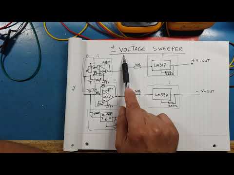 Dual Rail Power Supply voltage sweeper Circuit
