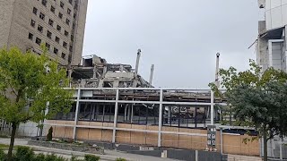 РАЗРУШЕНИЯ В ЗАПОРОЖЬЕ ПОЧТИ НА КАЖДОМ ШАГУ УЖЕ СКВЕР СКВЕР МАЯКОВСКОГО/ПРИ?