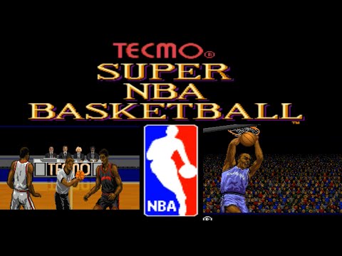 TECMO SUPER NBA BASKETBALL | Gameplay Match | Super Nintendo