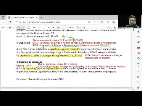 NR 4 - Comentada -  parte 1 de 7