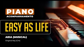 Easy As Life (Aida) - Piano playback for Cover / Karaoke