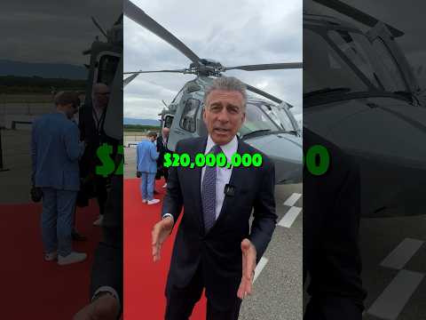 Step inside the $20,000,000 Airbus helicopter. 🚁🔍