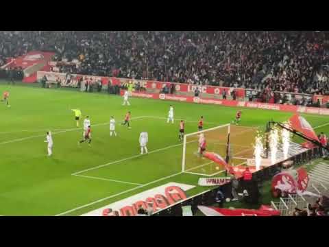 Goal Jonathan David (Lille vs PSG 1-1)