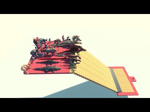 EVERY Units Falling Into Quicksand - Animal Revolt Battle Simulator