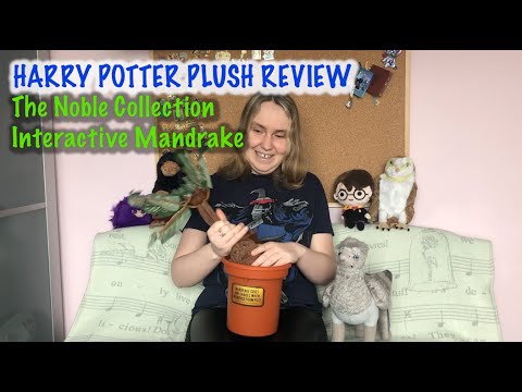 HARRY POTTER PLUSH REVIEW: The Noble Collection Interactive Mandrake | Life with Kerry